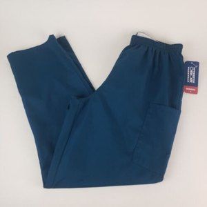 NWT Cherokee Workwear Women's Scrub Pants Teal Blue (Size M)